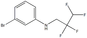 3-bromo-N-(2,2,3,3-tetrafluoropropyl)aniline Struktur