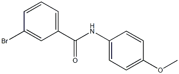 3-bromo-N-(4-methoxyphenyl)benzamide Struktur