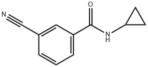 3-cyano-N-cyclopropylbenzamide Struktur