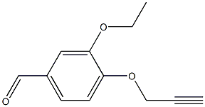 3-ethoxy-4-(prop-2-yn-1-yloxy)benzaldehyde Struktur