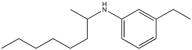 3-ethyl-N-(octan-2-yl)aniline Struktur