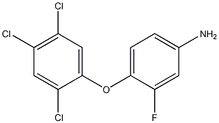 3-fluoro-4-(2,4,5-trichlorophenoxy)aniline Struktur