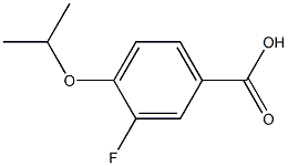 3-fluoro-4-(propan-2-yloxy)benzoic acid Struktur