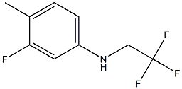 3-fluoro-4-methyl-N-(2,2,2-trifluoroethyl)aniline Struktur