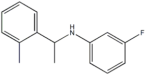 3-fluoro-N-[1-(2-methylphenyl)ethyl]aniline Struktur