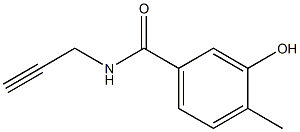 3-hydroxy-4-methyl-N-(prop-2-yn-1-yl)benzamide Struktur