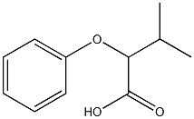 3-methyl-2-phenoxybutanoic acid Struktur