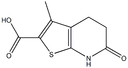 3-methyl-6-oxo-4H,5H,6H,7H-thieno[2,3-b]pyridine-2-carboxylic acid Struktur