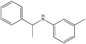 3-methyl-N-(1-phenylethyl)aniline Struktur