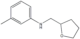 3-methyl-N-(oxolan-2-ylmethyl)aniline Struktur