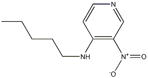 3-nitro-N-pentylpyridin-4-amine Struktur