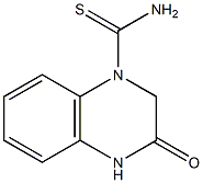 3-oxo-1,2,3,4-tetrahydroquinoxaline-1-carbothioamide Struktur