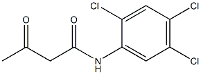 3-oxo-N-(2,4,5-trichlorophenyl)butanamide Struktur