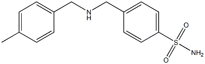 4-({[(4-methylphenyl)methyl]amino}methyl)benzene-1-sulfonamide Struktur