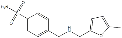 4-({[(5-methylfuran-2-yl)methyl]amino}methyl)benzene-1-sulfonamide Struktur