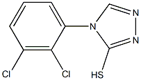 4-(2,3-dichlorophenyl)-4H-1,2,4-triazole-3-thiol Struktur