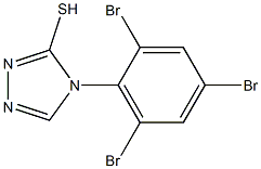 4-(2,4,6-tribromophenyl)-4H-1,2,4-triazole-3-thiol Struktur