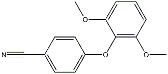 4-(2,6-dimethoxyphenoxy)benzonitrile Struktur