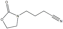 4-(2-oxo-1,3-oxazolidin-3-yl)butanenitrile Struktur