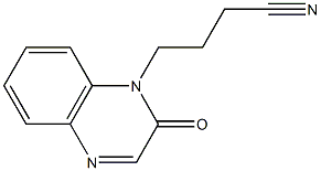 4-(2-oxoquinoxalin-1(2H)-yl)butanenitrile Struktur