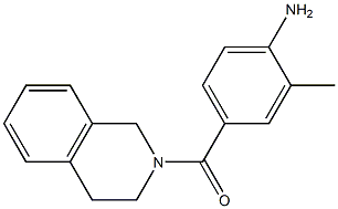 4-(3,4-dihydroisoquinolin-2(1H)-ylcarbonyl)-2-methylaniline Struktur