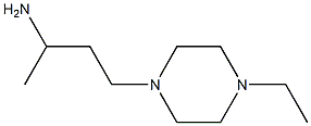 4-(4-ethylpiperazin-1-yl)butan-2-amine Struktur