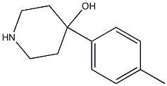 4-(4-methylphenyl)piperidin-4-ol Struktur