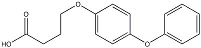 4-(4-phenoxyphenoxy)butanoic acid Struktur