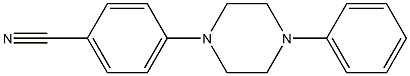 4-(4-phenylpiperazin-1-yl)benzonitrile Struktur