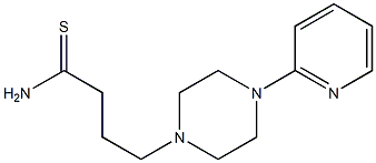 4-(4-pyridin-2-ylpiperazin-1-yl)butanethioamide Struktur