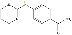 4-(5,6-dihydro-4H-1,3-thiazin-2-ylamino)benzamide Struktur