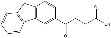 4-(9H-fluoren-3-yl)-4-oxobutanoic acid Struktur