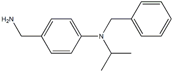 4-(aminomethyl)-N-benzyl-N-(propan-2-yl)aniline Struktur