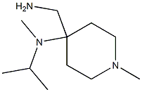 4-(aminomethyl)-N-isopropyl-N,1-dimethylpiperidin-4-amine Struktur