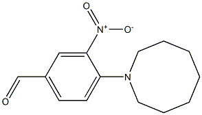 4-(azocan-1-yl)-3-nitrobenzaldehyde Struktur