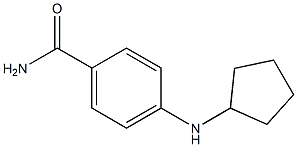 4-(cyclopentylamino)benzamide Struktur