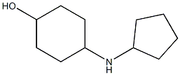 4-(cyclopentylamino)cyclohexan-1-ol Struktur