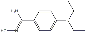 4-(diethylamino)-N'-hydroxybenzene-1-carboximidamide Struktur