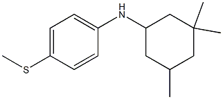 4-(methylsulfanyl)-N-(3,3,5-trimethylcyclohexyl)aniline Struktur