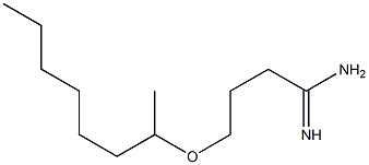 4-(octan-2-yloxy)butanimidamide Struktur