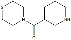 4-(piperidin-3-ylcarbonyl)thiomorpholine Struktur