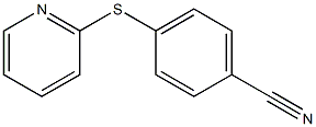 4-(pyridin-2-ylsulfanyl)benzonitrile Struktur