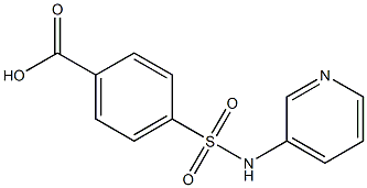 4-(pyridin-3-ylsulfamoyl)benzoic acid Struktur