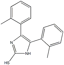 4,5-bis(2-methylphenyl)-1H-imidazole-2-thiol Struktur