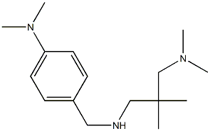 4-[({2-[(dimethylamino)methyl]-2-methylpropyl}amino)methyl]-N,N-dimethylaniline Struktur