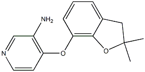 4-[(2,2-dimethyl-2,3-dihydro-1-benzofuran-7-yl)oxy]pyridin-3-amine Struktur