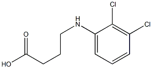 4-[(2,3-dichlorophenyl)amino]butanoic acid Struktur