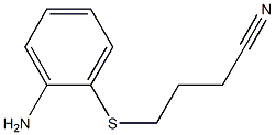 4-[(2-aminophenyl)thio]butanenitrile Struktur