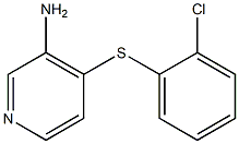 4-[(2-chlorophenyl)sulfanyl]pyridin-3-amine Struktur