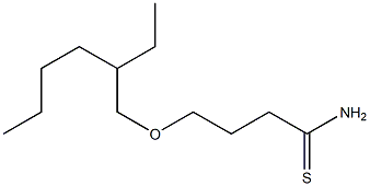 4-[(2-ethylhexyl)oxy]butanethioamide Struktur